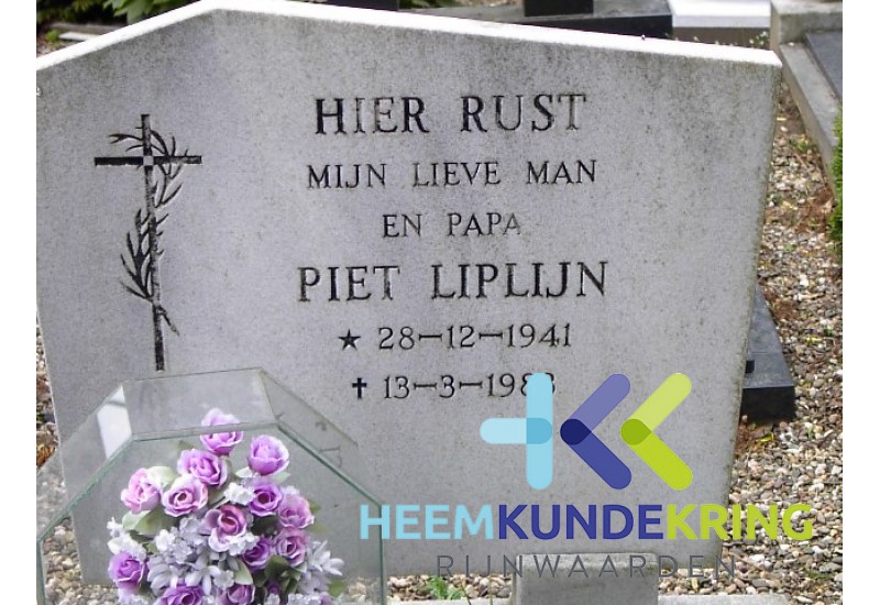 Grafstenen kerkhof Herwen Coll. HKR (99) P.Liplijn